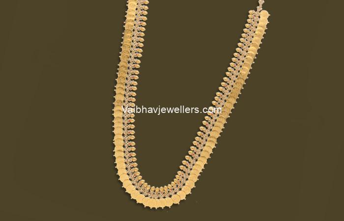 22kt Antique Polki Haram-2