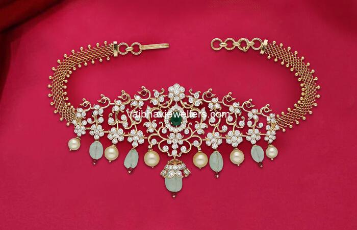 18K Diamond Dandapatti Choker-2