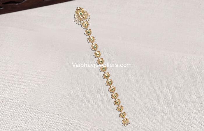 22Kt Precious Peacock Design Pellikuthuru Gold Jada