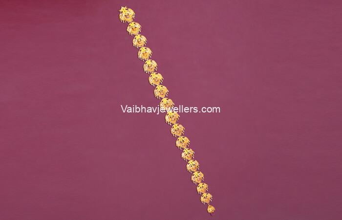 22Kt Precious Peacock Design Big Gold Jada