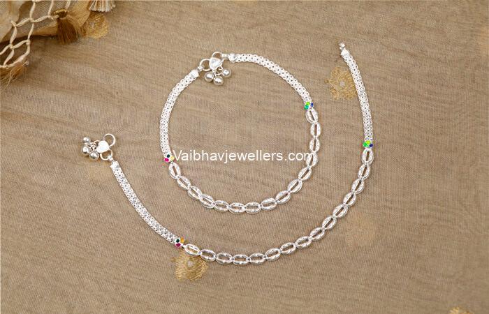 Silver Plain Dailywear Payal