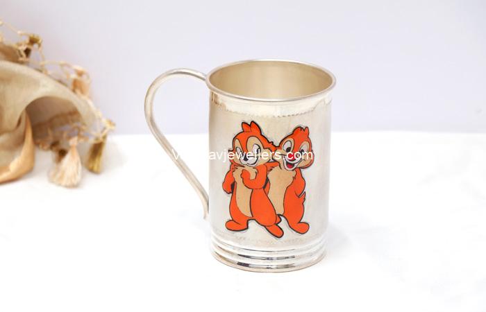 Vaibhav Jewellers Silver Plain Milk Tumber