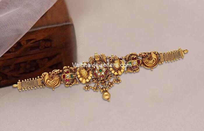 22K Gold Polki Choker Cum Bajuband