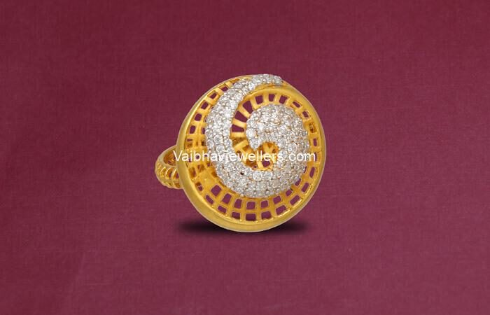 22Kt Signity Gold Ring