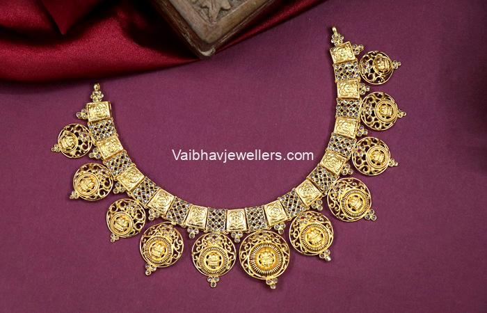 Vaibhav Jewellers Polki Necklace