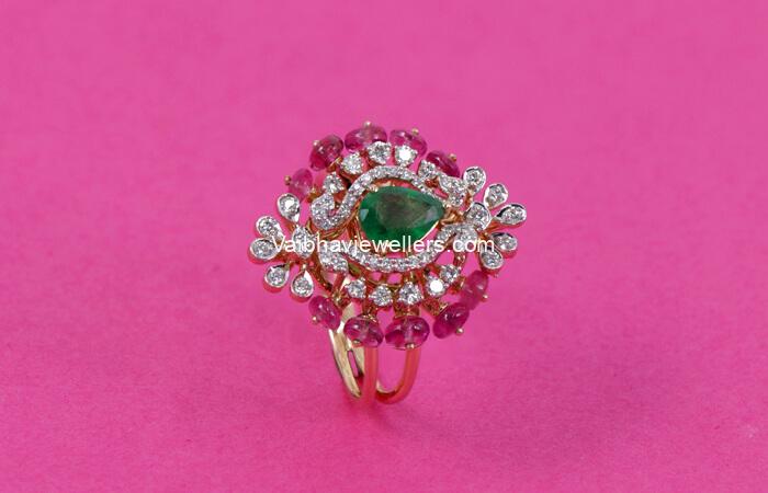 Buy South Indian Diamond Rings | Shop Designs With Price