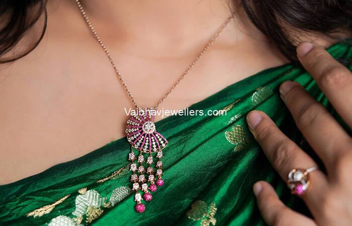 18Kt Royal Chandelier Diamond Pendant