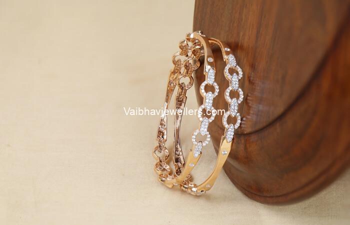 18Kt Bonded Bliss Gold Bangles