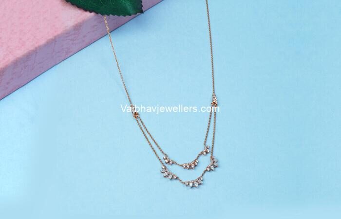 Seraphina 2 Layered Diamond Necklace For Kids