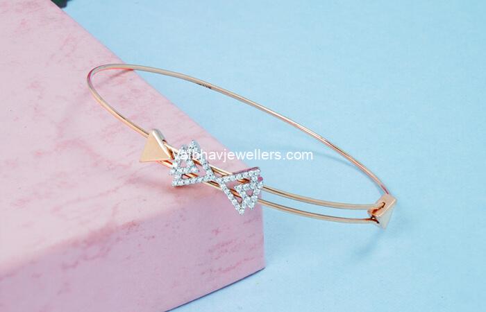 Twin Triangle Diamond Bracelet