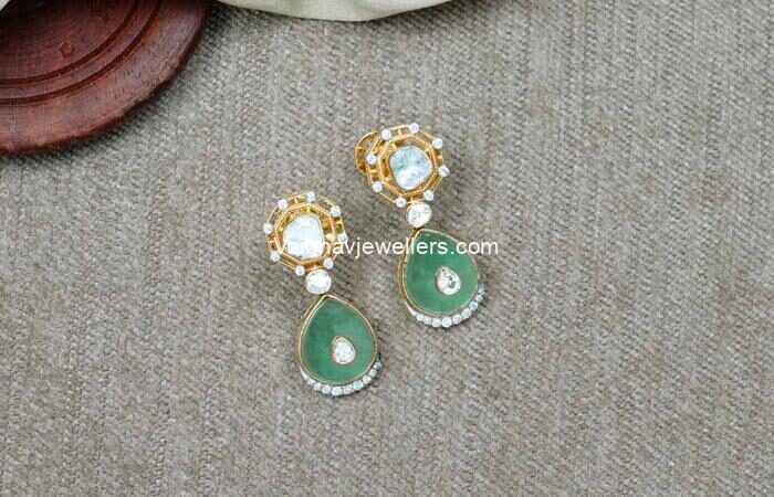 Luxury Pachi Gold Teardrop Earrings